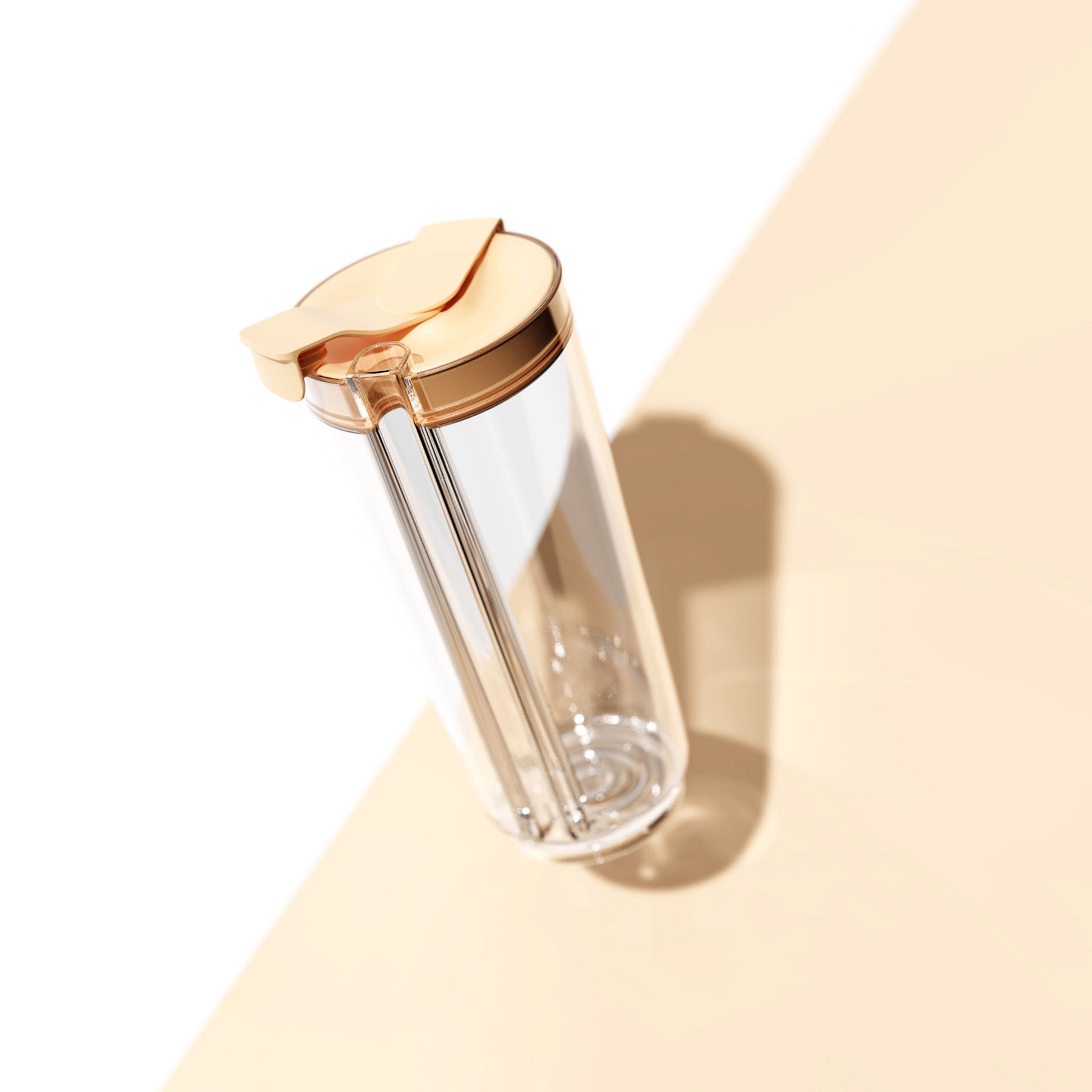 【 預購 】hó-lim Suí 免吸管透飲杯 / 杏棕