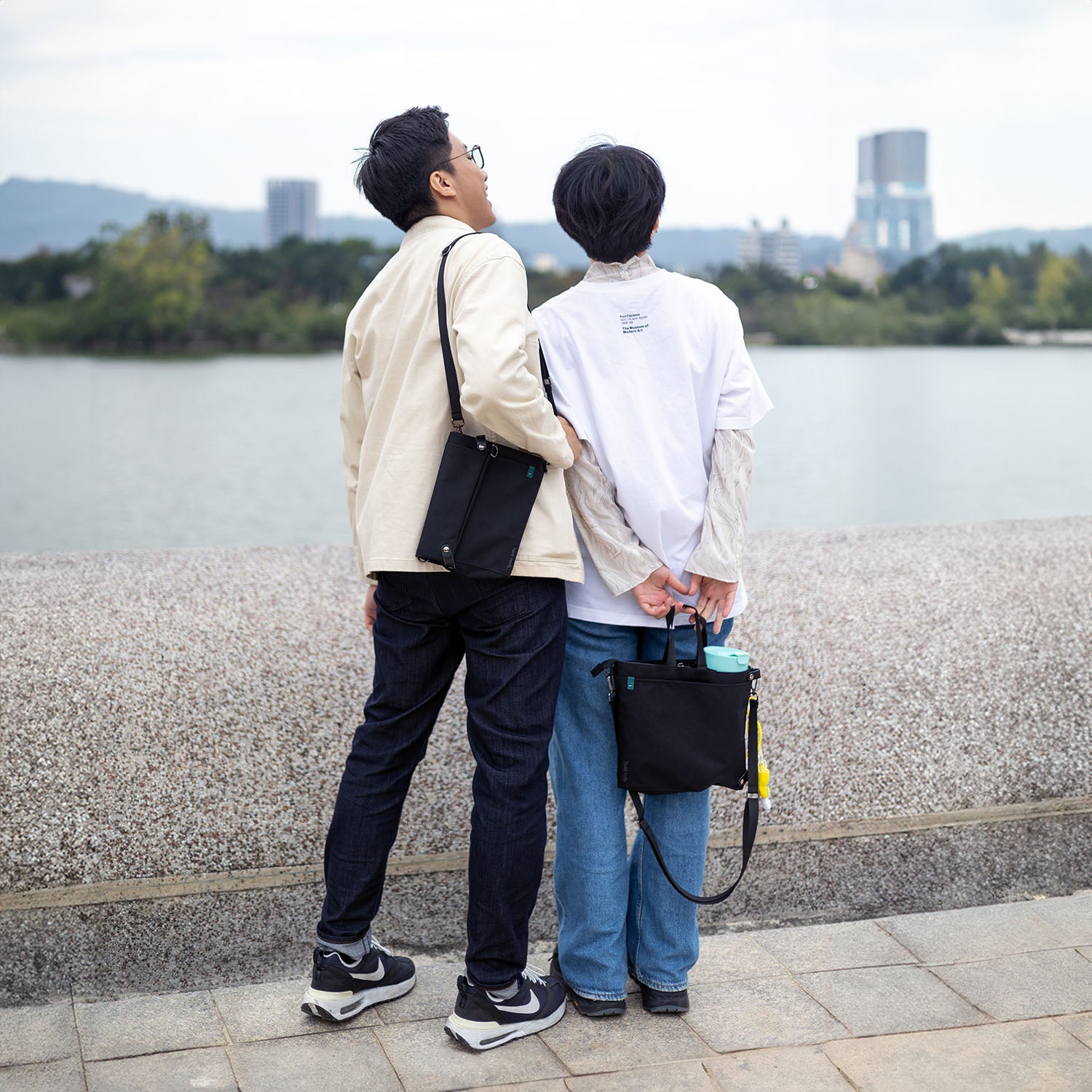 Foldaily Enlarged Small Bag / Black