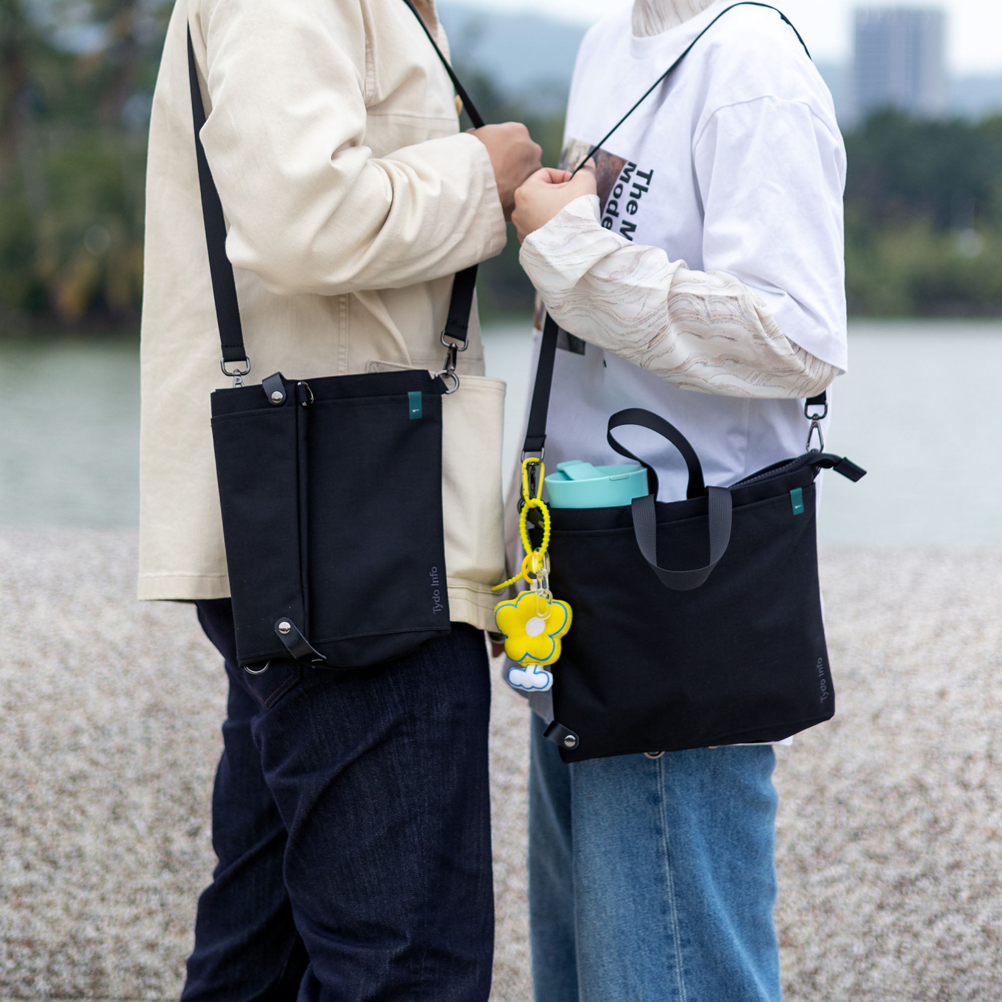 Foldaily Enlarged Small Bag / Black