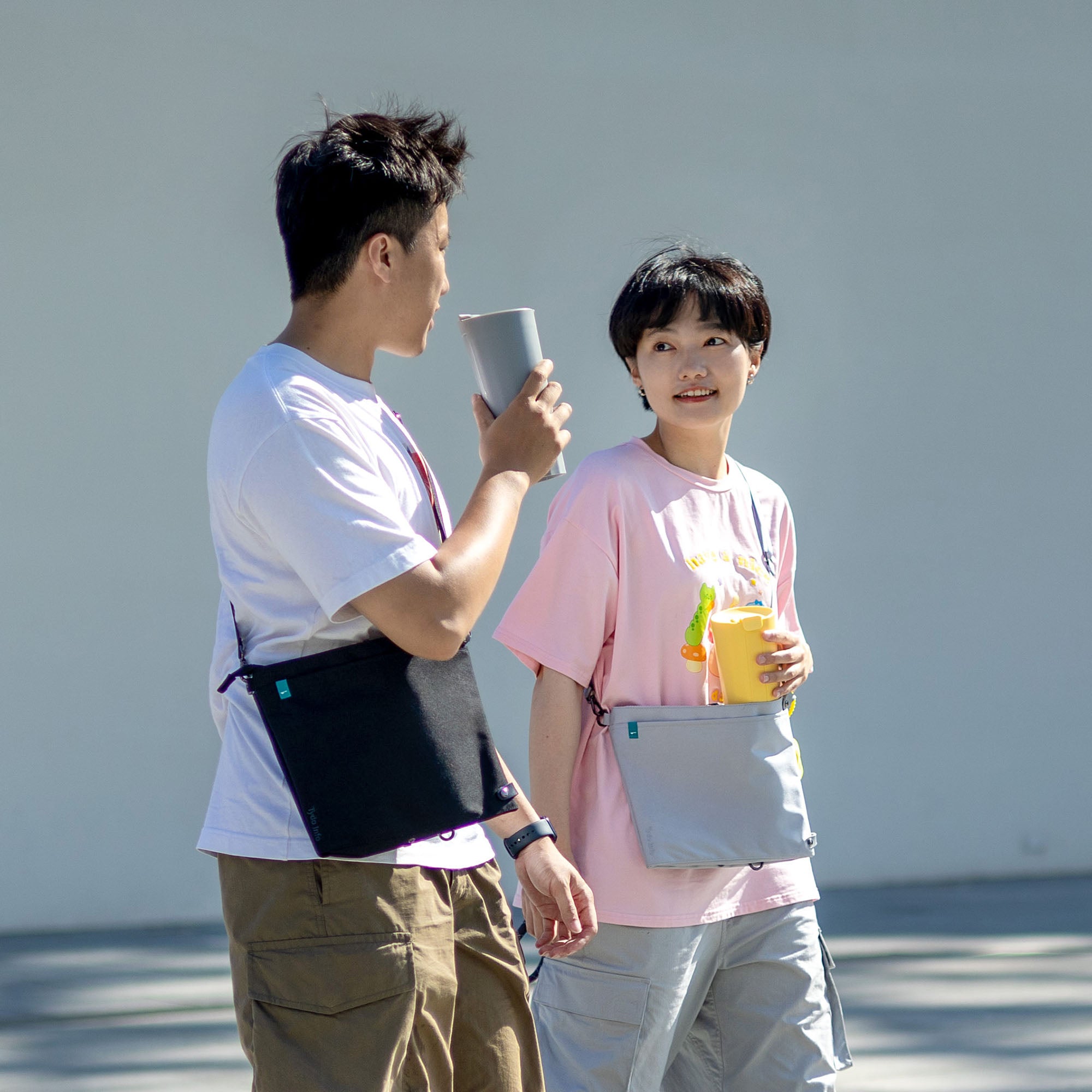 【Cup and bag combination】Foldaily enlarged small bag + hó-lim beverage cup