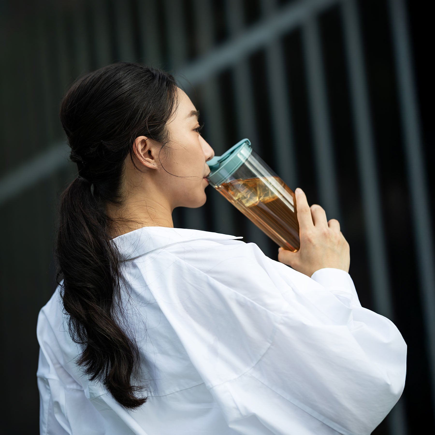 【 預購 】hó-lim Suí 免吸管透飲杯 / 煙藍