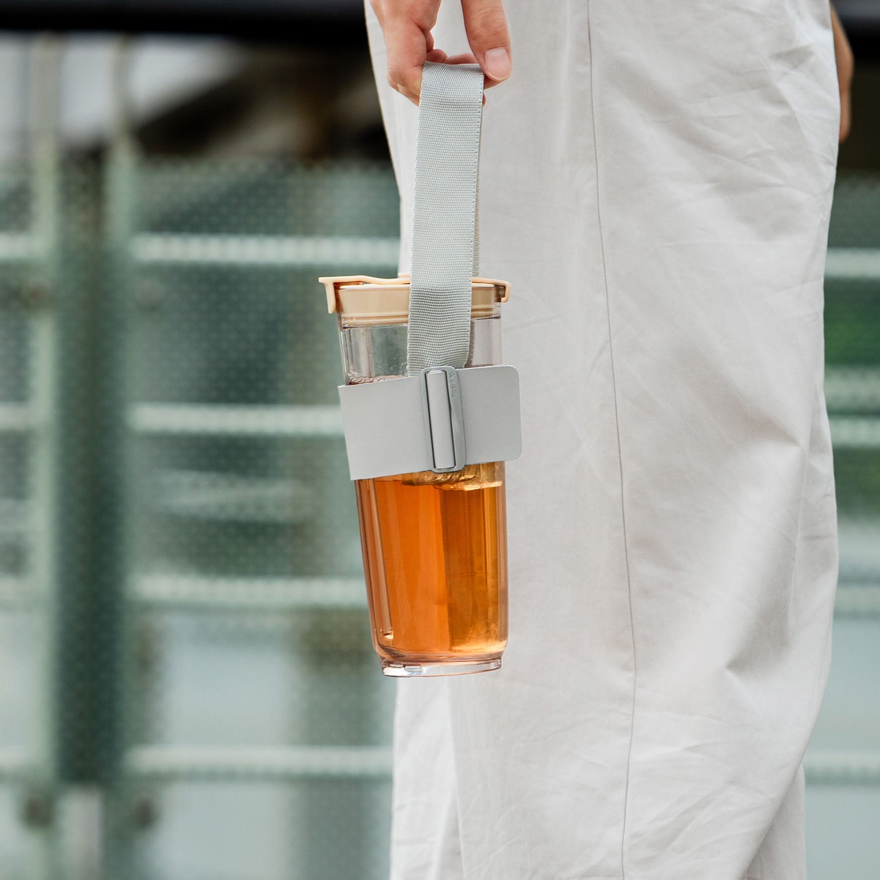 【 預購 】hó-lim Suí 免吸管透飲杯 / 杏棕