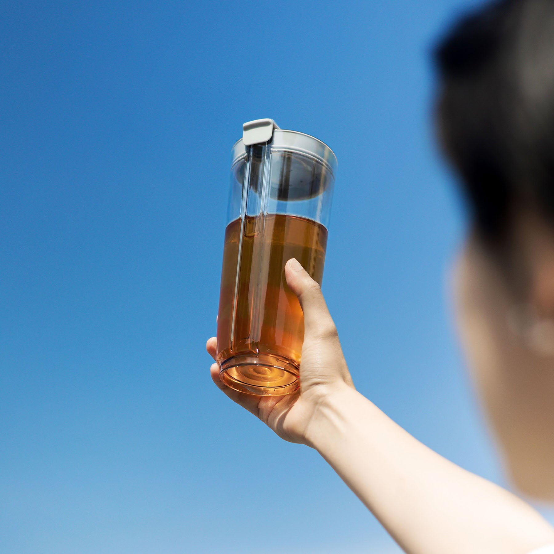 【 預購 】hó-lim Suí 免吸管透飲杯 / 雲灰