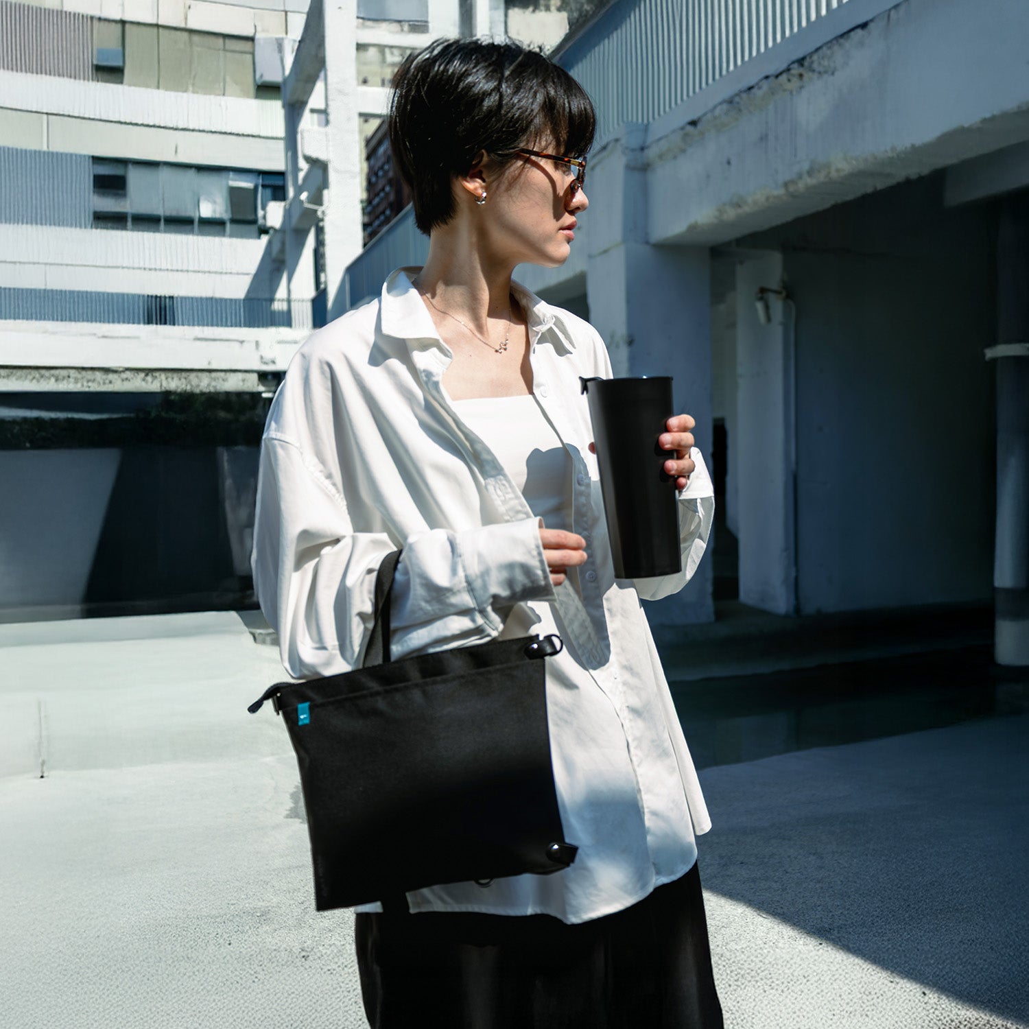 【Cup and bag combination】Foldaily enlarged small bag + hó-lim beverage cup