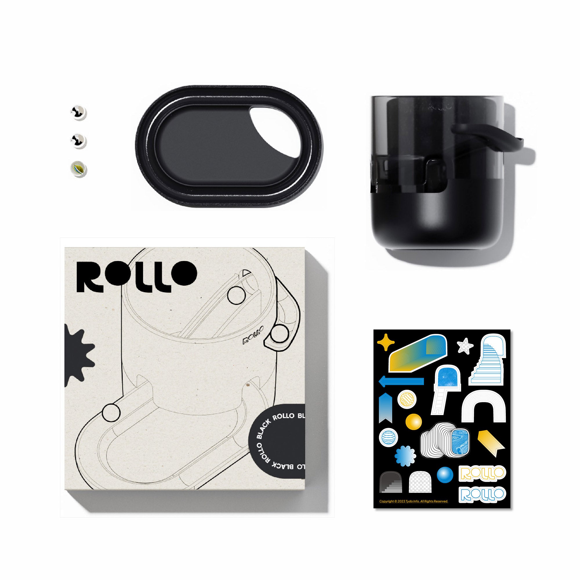 ROLLO 滾珠筆筒 / 經典黑